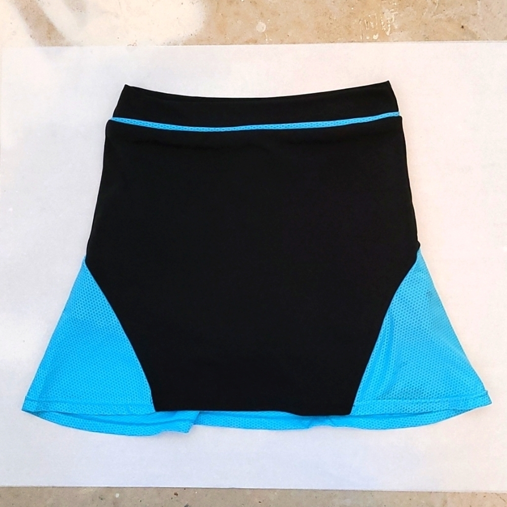 Blue & Black Tennis Skirt